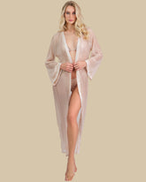 Isla & Evie Sheer Maxi Beach Kaftan